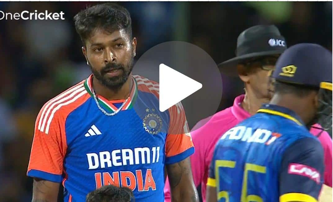 [Watch] Hardik Pandya's Death Stare To Kusal Perera After Giving IND Crucial Breakthrough